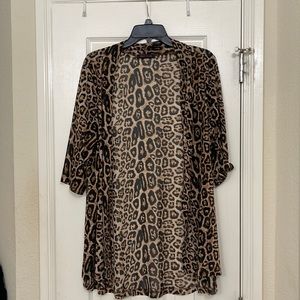 Kitty Kitty Bang Bang leopard Kimono